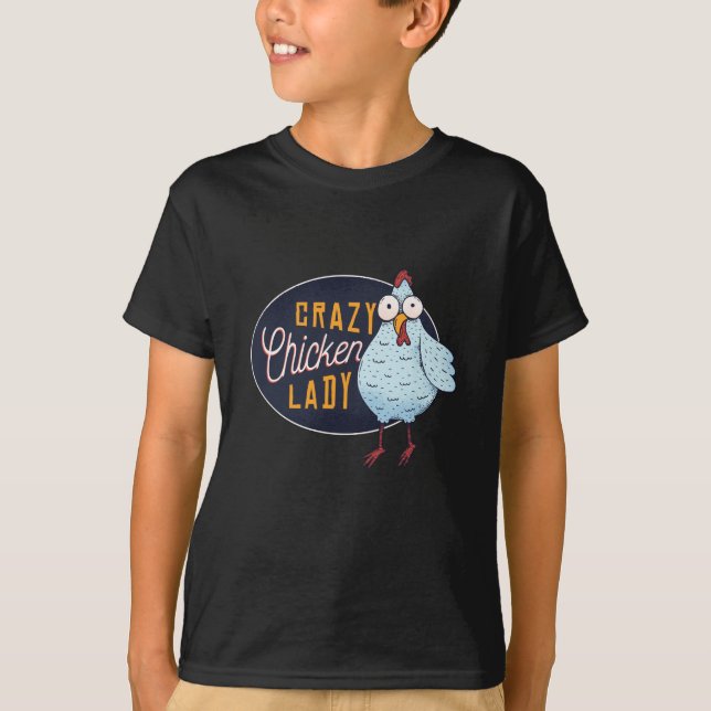 Camiseta Chamam-Me Louca Senhora de Frango (Frente)