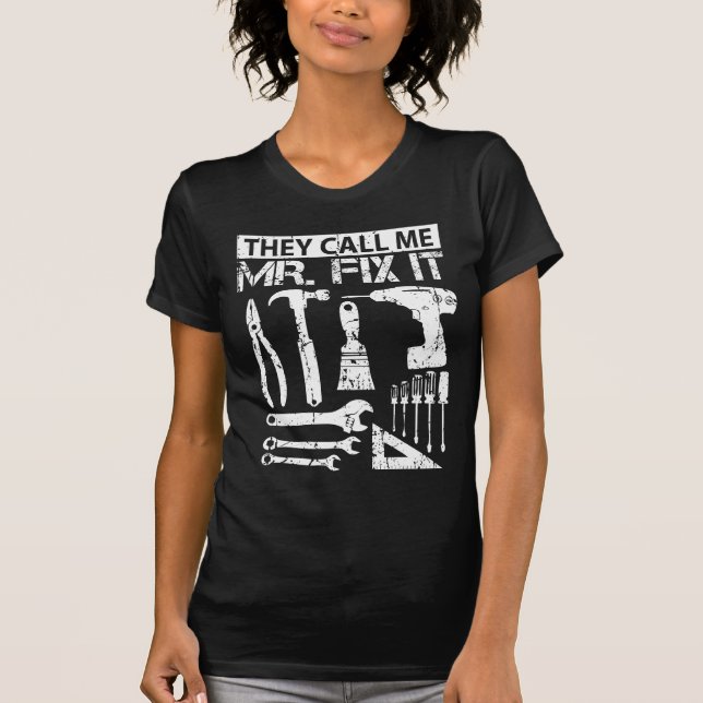 Camiseta Chamam-me pai do pai do Sr. Fixação Engraçado (Frente)