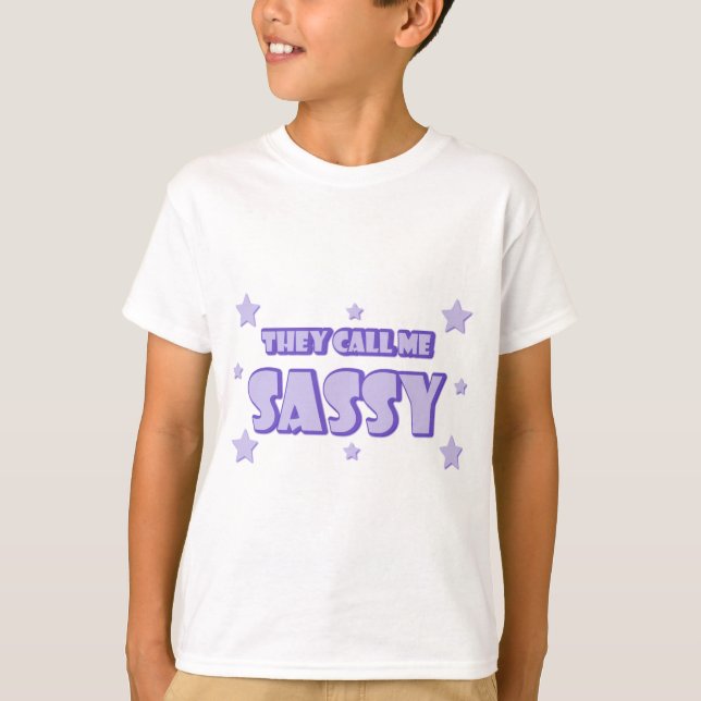 Camiseta Chamam-Me Sassy (Frente)