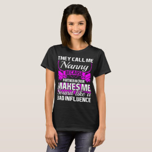 Camiseta Chamam-me sócio do baby-sitter - dentro - camiset