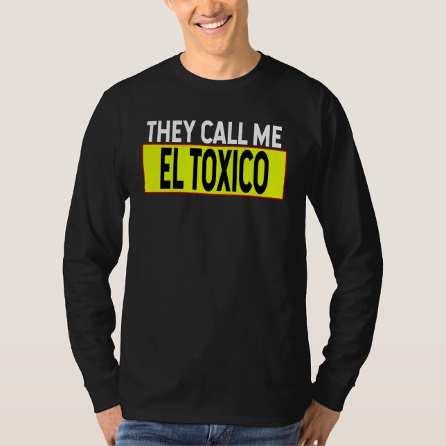 Camiseta Chamam-me Toxica White Typografia Espanhola Sayin (Frente)