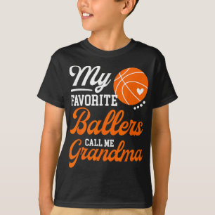Camiseta Chamam-Me Vovó De Basquete