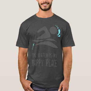Camiseta Chamando Todas As Águas Selvagens Abertas Nadando