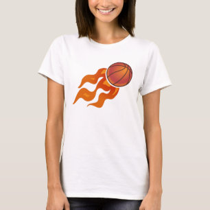 Camiseta Chamas de basquete