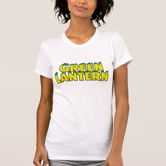 Camiseta Chamas do logotipo amarelo (Frente)