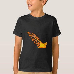 Camiseta Chamas do raio de Sting