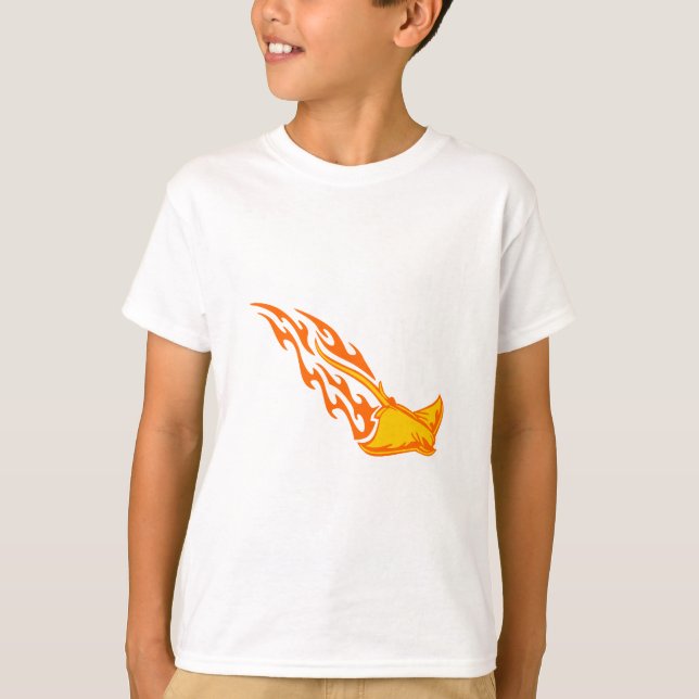 Camiseta Chamas do raio de Sting (Frente)