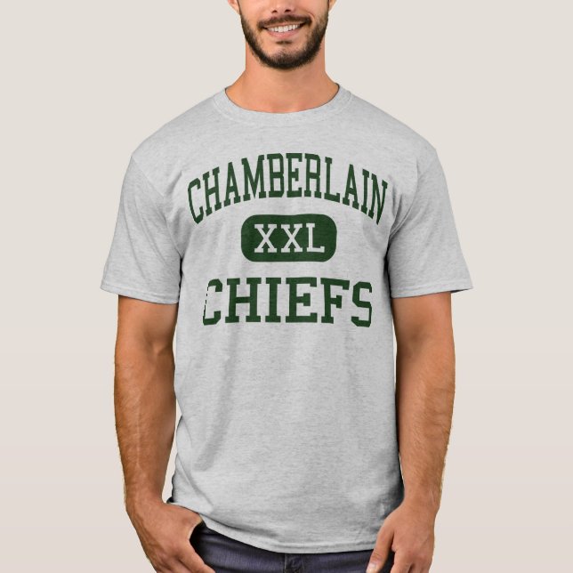 Camiseta Chamberlain - chefes - segundo grau - Tampa (Frente)