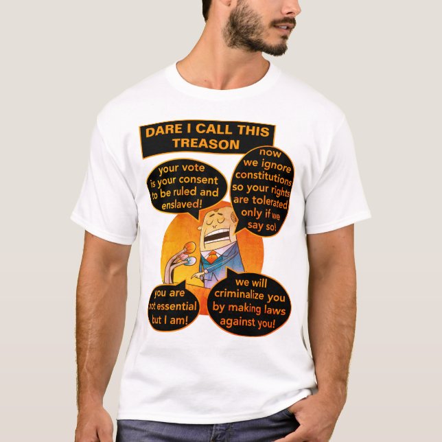 Camiseta Chame esta traição (luz) (Frente)