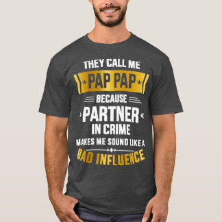 Camiseta Chame-me de Papanicolau, crime de parceiro, má inf