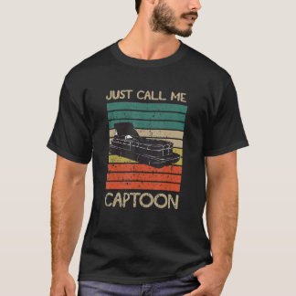 Camiseta Chame-Me De Pôtara De Pôton Para Barcos Pontoon