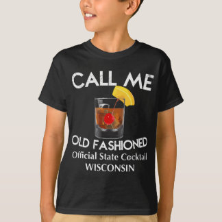 Camiseta Chame-me de velho cajado - coquetel de Wisconsin