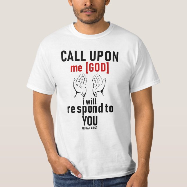 Camiseta Chame-me [Deus], eu responderei a você (Frente)