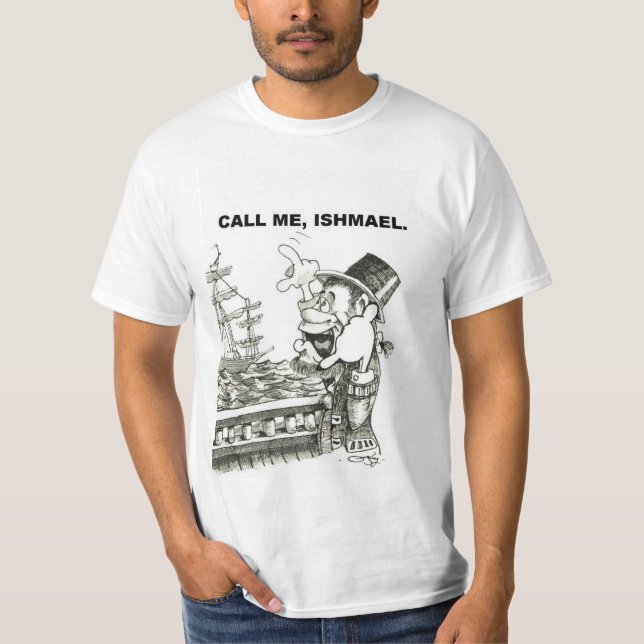 Camiseta Chame-me, Ishmael (Frente)