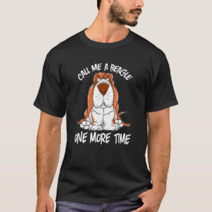 Camiseta Chame-Me Um Cachorro De Caça De Bassete De Beagle