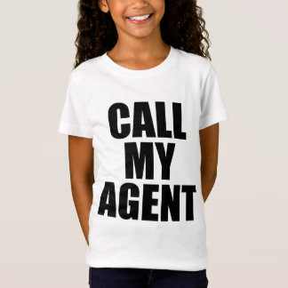 Camiseta chame meu agente
