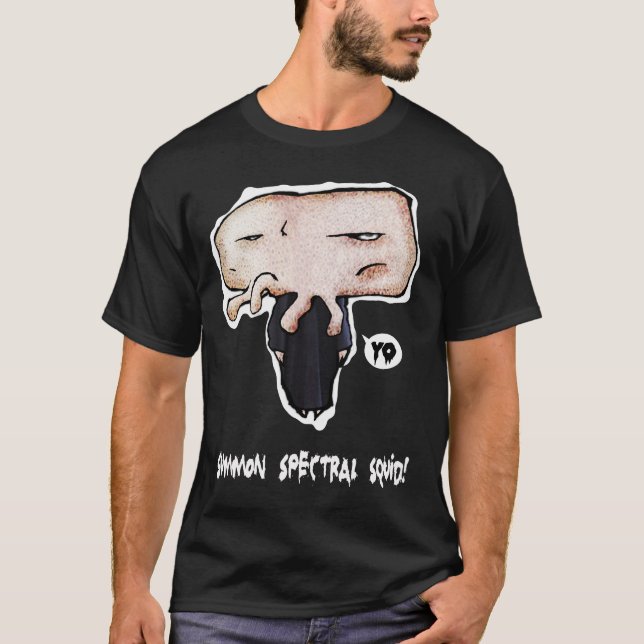 Camiseta Chame o t-shirt espectral da obscuridade do (Frente)