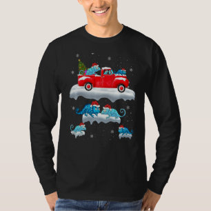 Camiseta Chameleon Andando na Árvore de Natal Chameleon Ch