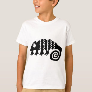 Camiseta Chameleon, desenho africano
