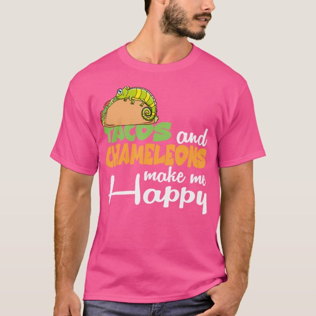 Camiseta Chameleon e Taco (Frente)