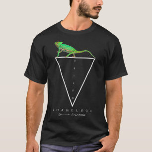 Camiseta Chameleon Geométrico Réptil Keeper