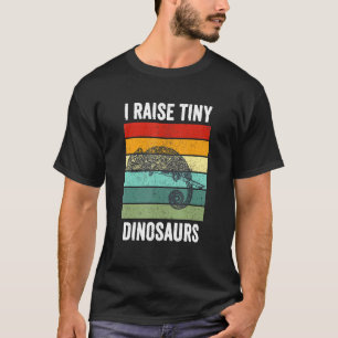 Camiseta Chameleon I Levanta dinossauros minúsculos e retró