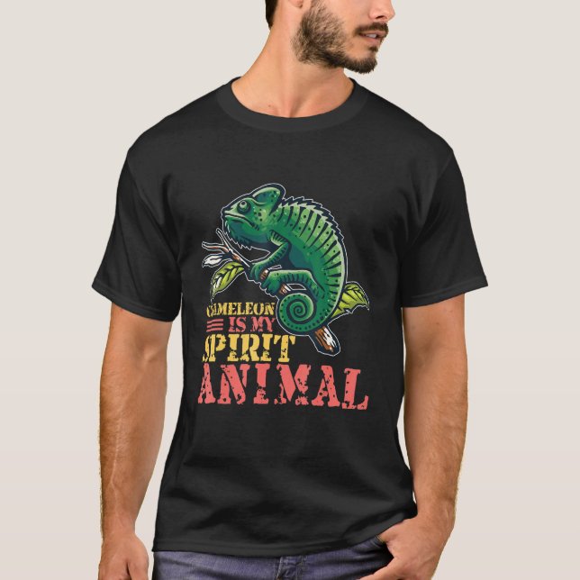 Camiseta Chameleon is my spirit animal (Frente)