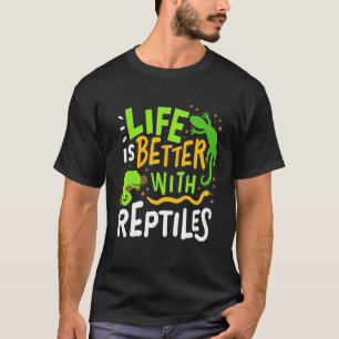 Camiseta Chameleon Lizard Iguana Répteis Terrarium