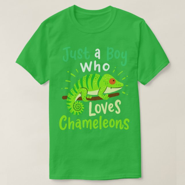 Camiseta Chameleon Lizard Reptile Chameleon (Frente do Design)