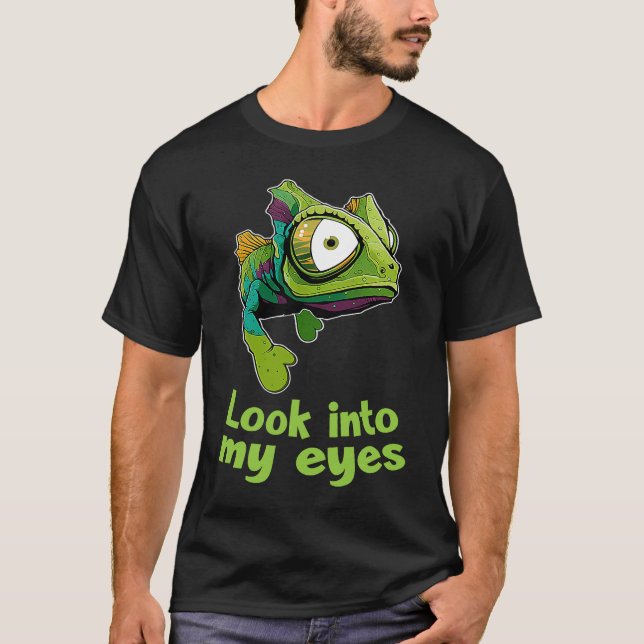 Camiseta Chameleon  Look Itno My Eyes Chamaeleonidae  1 (Frente)