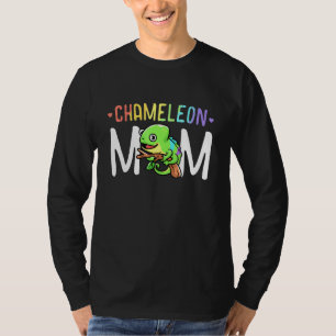 Camiseta Chameleon Mãe Pet Reptile Lizard Mãe