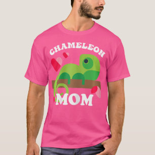Camiseta Chameleon Mãe Zookeeper Lizard Reptiles Pets Chame