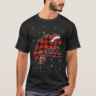 Camiseta Chameleon Natal Santa Hat Bichos Fofos Xmas Li