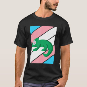 Camiseta Chameleon Pride Transgender Flag LGBT Ortodia Ally
