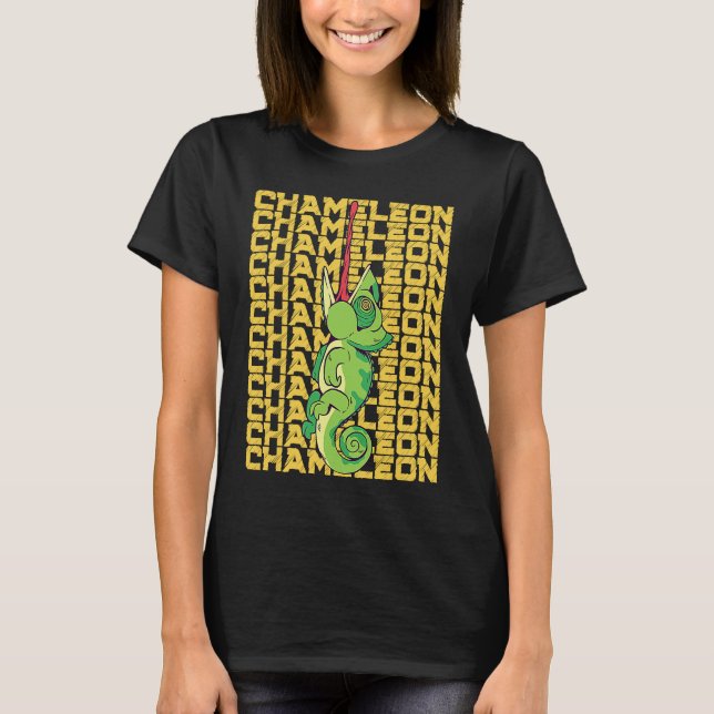 Camiseta Chameleon Reptile  Chameleon (Frente)