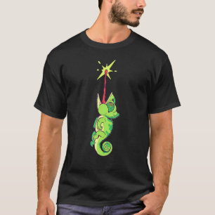 Camiseta Chameleon Tongue Out Splat And Hang