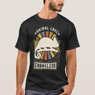 Camiseta Chameleon Vintage - Retro Animal clássico