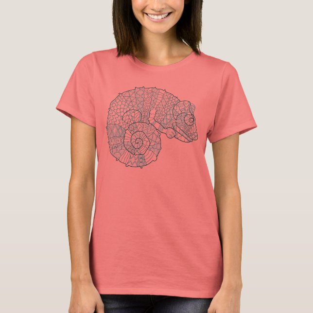 Camiseta Chameleon Zendoodle (Frente)