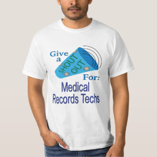 Camiseta Chamem os técnicos de registros médicos