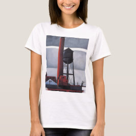 Camiseta Chaminés e Torre de Água (por Charles Demuth)