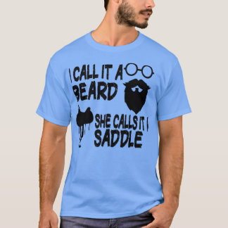 Camiseta Chamo-Lhe Uma Barba Que Ela Chama De Presente Engr