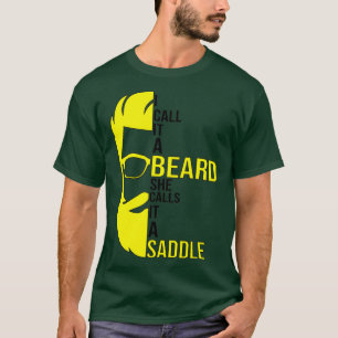 Camiseta Chamo-Lhe Uma Barba Que Ela Chama De Presente Engr