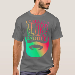Camiseta Chamo-Lhe Uma Barba Que Ela Chama De Urso Engraçad