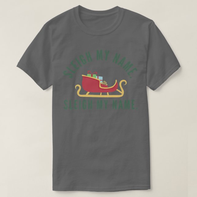 Camiseta Chamo-Me Pun Engraçado De Natal Matchi (Frente do Design)