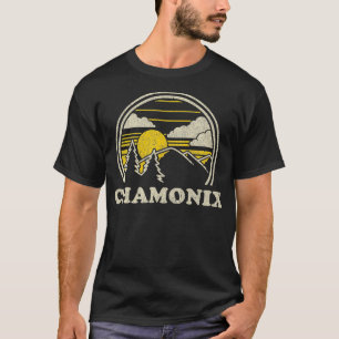 Camiseta Chamonix France Vintage Hiking Mounts