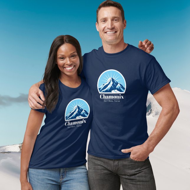 Camiseta Chamonix Mont Blanc França (Criador carregado)