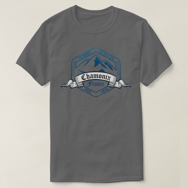 Camiseta Chamonix Ski Resort France Copy (Frente do Design)