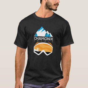 Camiseta Chamonix suécia França esqui snowboard roupa Swea