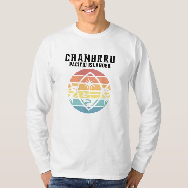 Camiseta Chamorru Guam Guahan Pacific Islander T-Shirt (Frente)