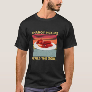 Camiseta Chamoy Pickles Corta A Alma Retro Humor Hot Pick
